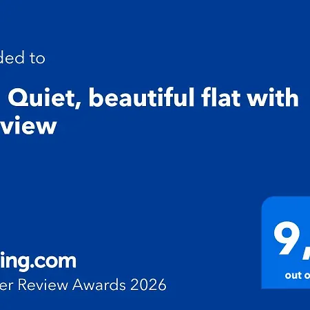 422 Quiet, Beautiful Flat With Sea View Apartament